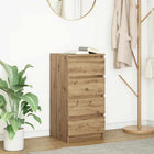 Sideboard 37.5x35x76 cm engineered wood artisan oak-colored
