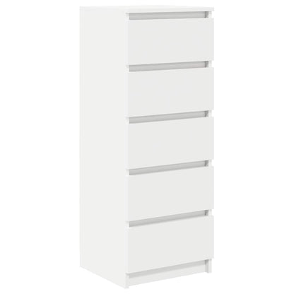 Dressoir met lades 37,5x35x99 cm spaanplaat wit