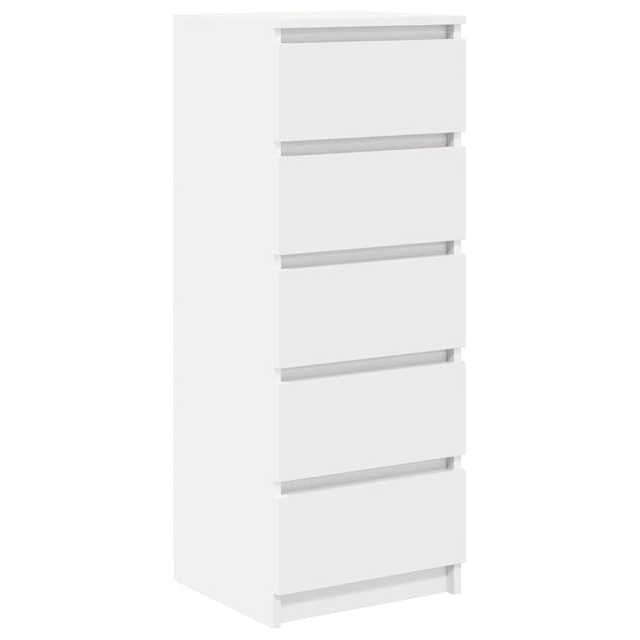 Dressoir met lades 37,5x35x99 cm spaanplaat wit