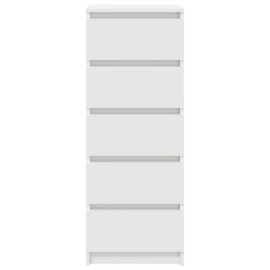 Dressoir met lades 37,5x35x99 cm spaanplaat wit