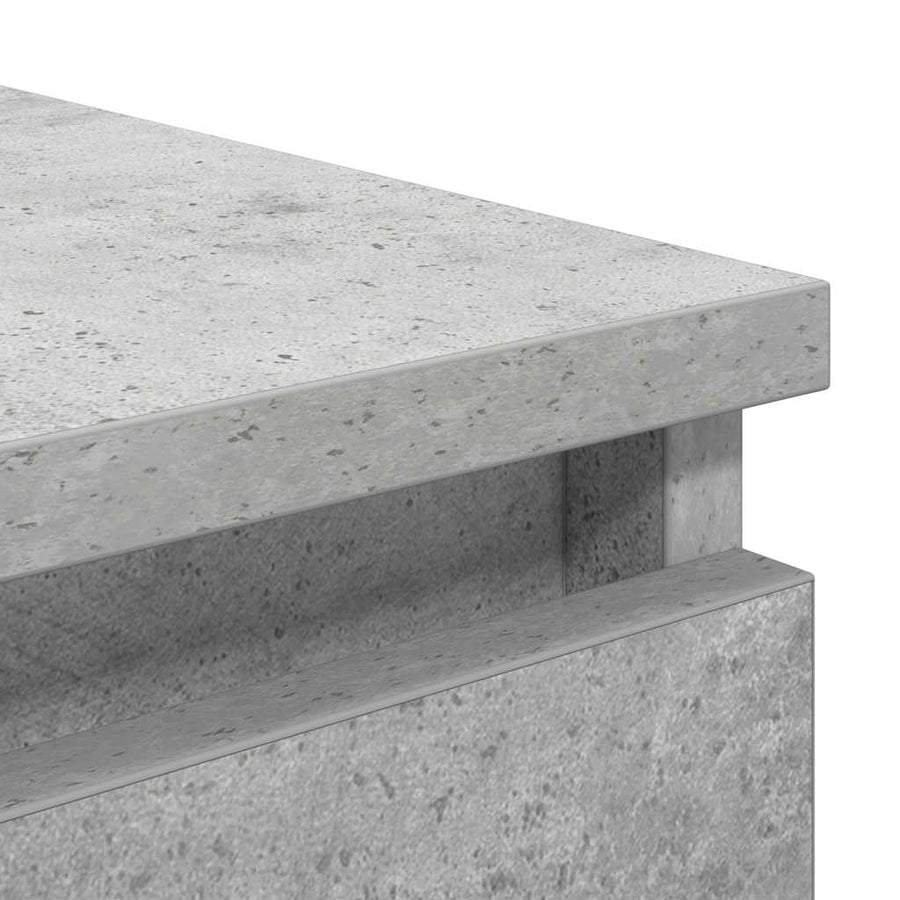 Dressoir met lades 37,5x35x99 cm spaanplaat betongrijs