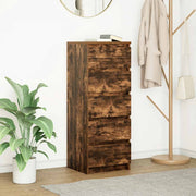 Dressoir 37,5x35x99 cm spaanplaat gerookt eiken