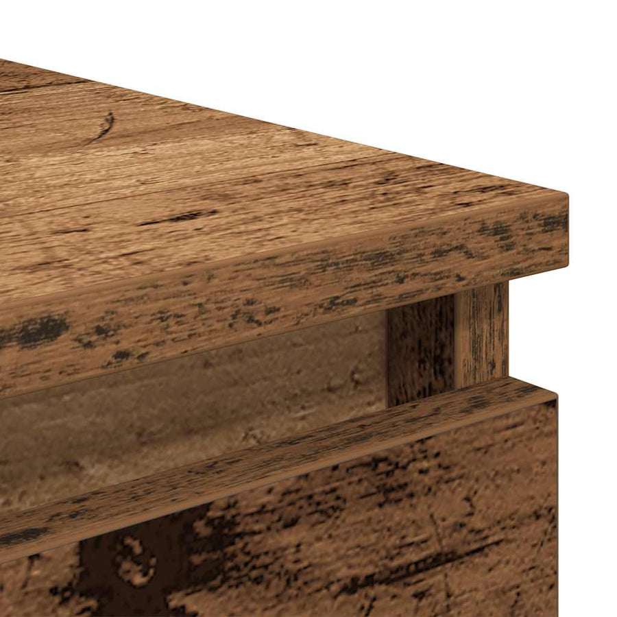 Dressoir met lades 37,5x35x99 cm bewerkt hout oud hout