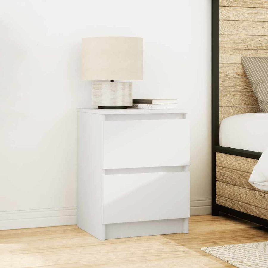 Tv-meubel 40x35x54 cm spaanplaat wit