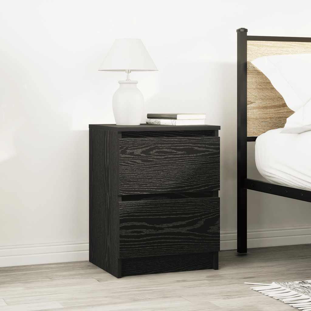 Tv-meubel 40x35x54 cm spaanplaat zwart