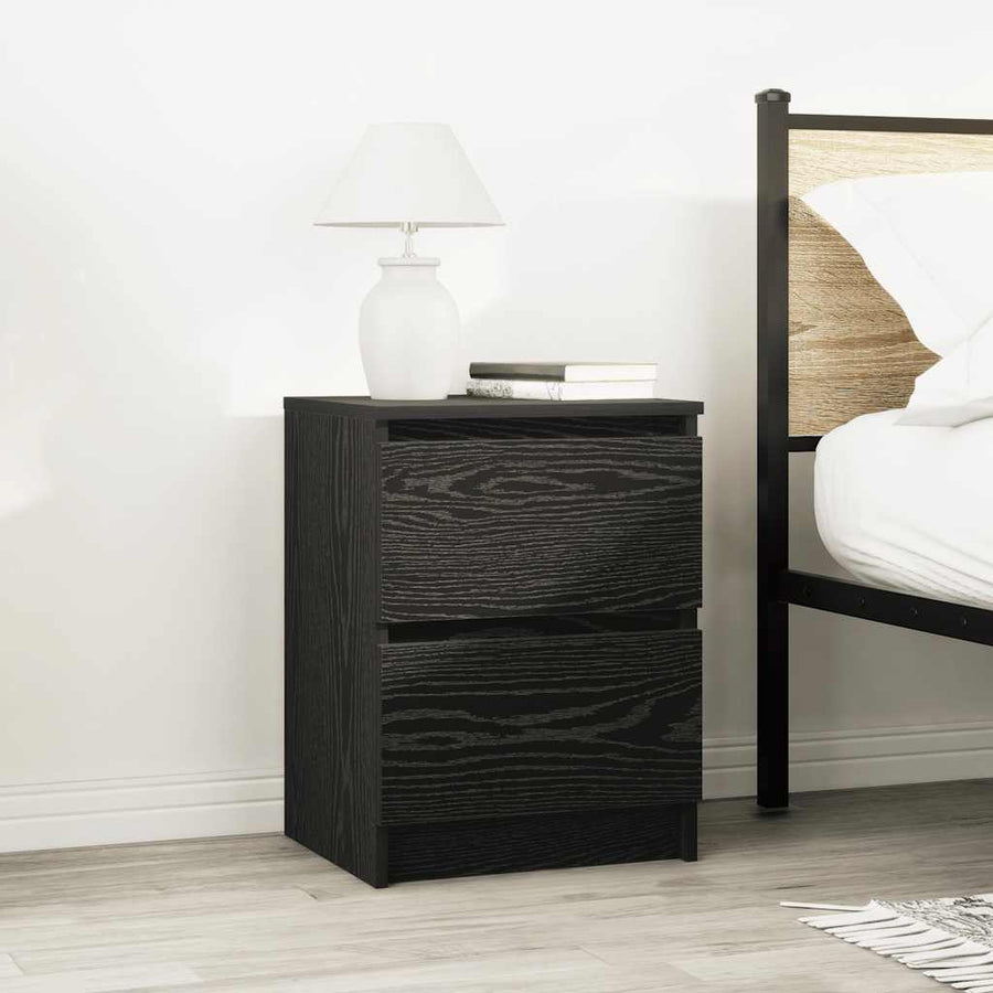 Tv-meubel 40x35x54 cm spaanplaat zwart