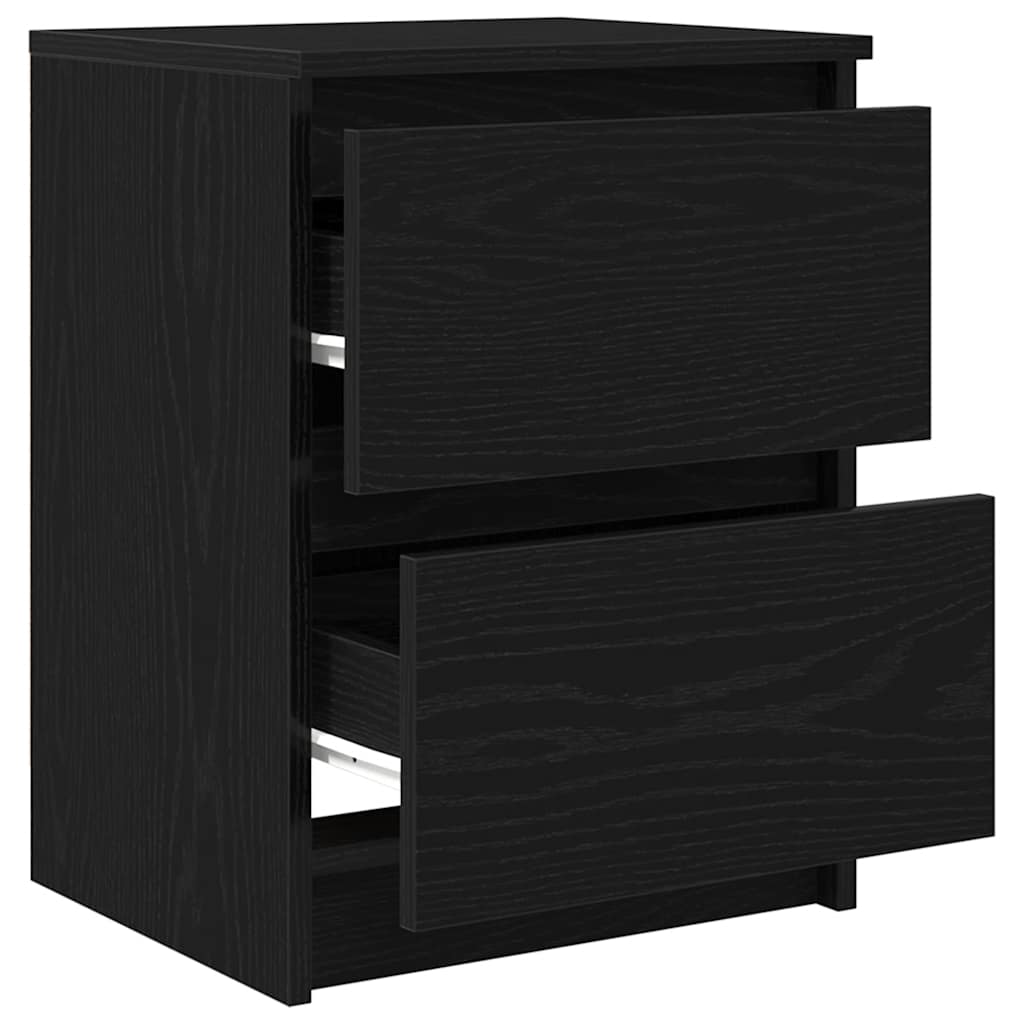 Tv-meubel 40x35x54 cm spaanplaat zwart