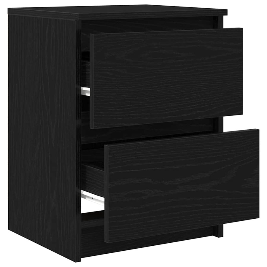 Tv-meubel 40x35x54 cm spaanplaat zwart