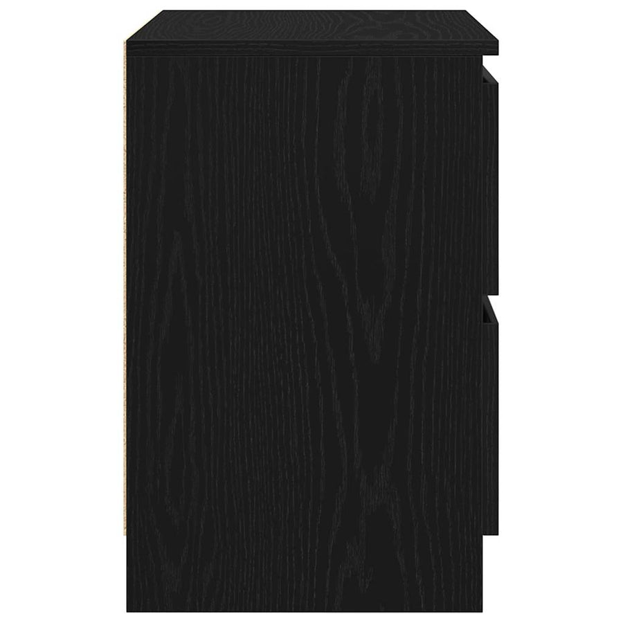 Tv-meubel 40x35x54 cm spaanplaat zwart