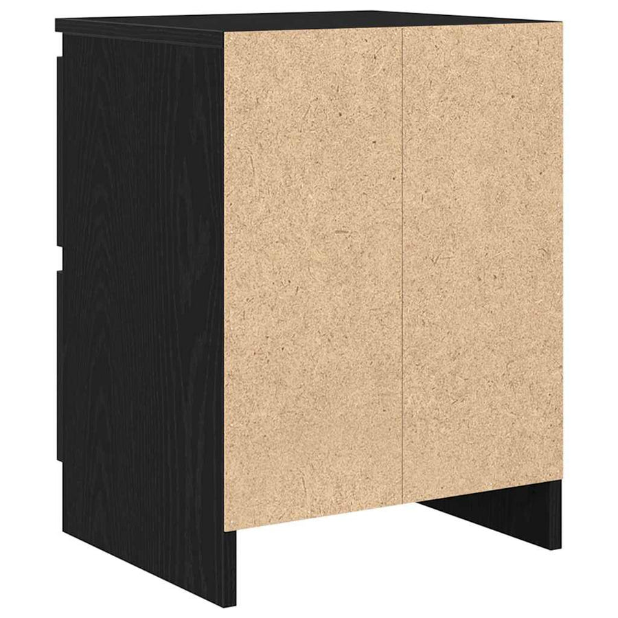 Tv-meubel 40x35x54 cm spaanplaat zwart