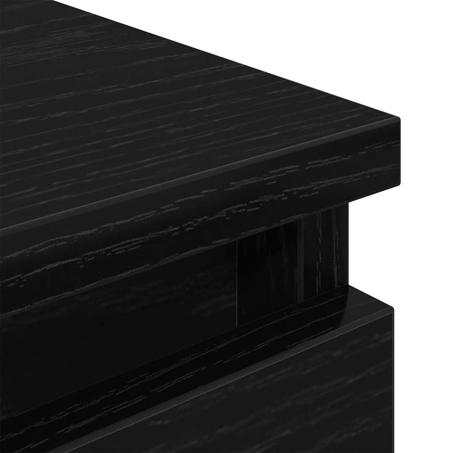 Tv-meubel 40x35x54 cm spaanplaat zwart