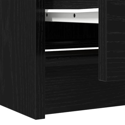 Tv-meubel 40x35x54 cm spaanplaat zwart
