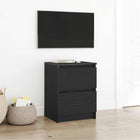 TV cabinet 40x35x54 cm chipboard black