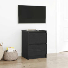 Tv-meubel 40x35x54 cm spaanplaat zwart