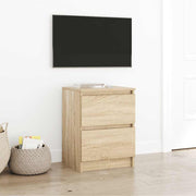 Tv-meubel 40x35x54 cm spaanplaat sonoma eiken