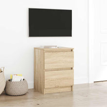 Tv-meubel 40x35x54 cm spaanplaat sonoma eikenkleurig