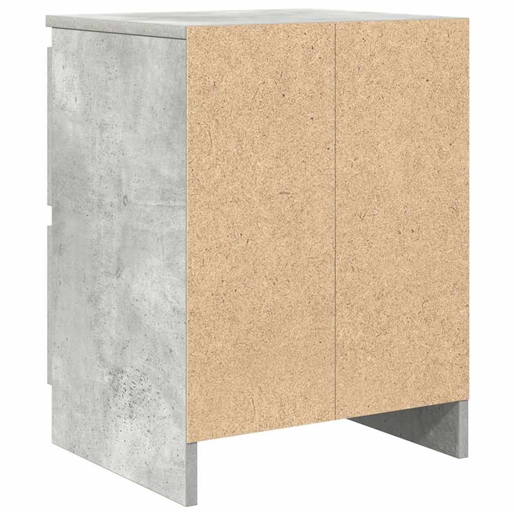 Tv-meubel 40x35x54 cm spaanplaat betongrijs