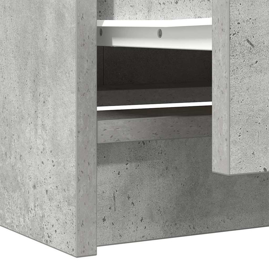 Tv-meubel 40x35x54 cm spaanplaat betongrijs