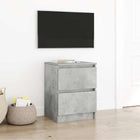TV cabinet 40x35x54 cm chipboard concrete grey