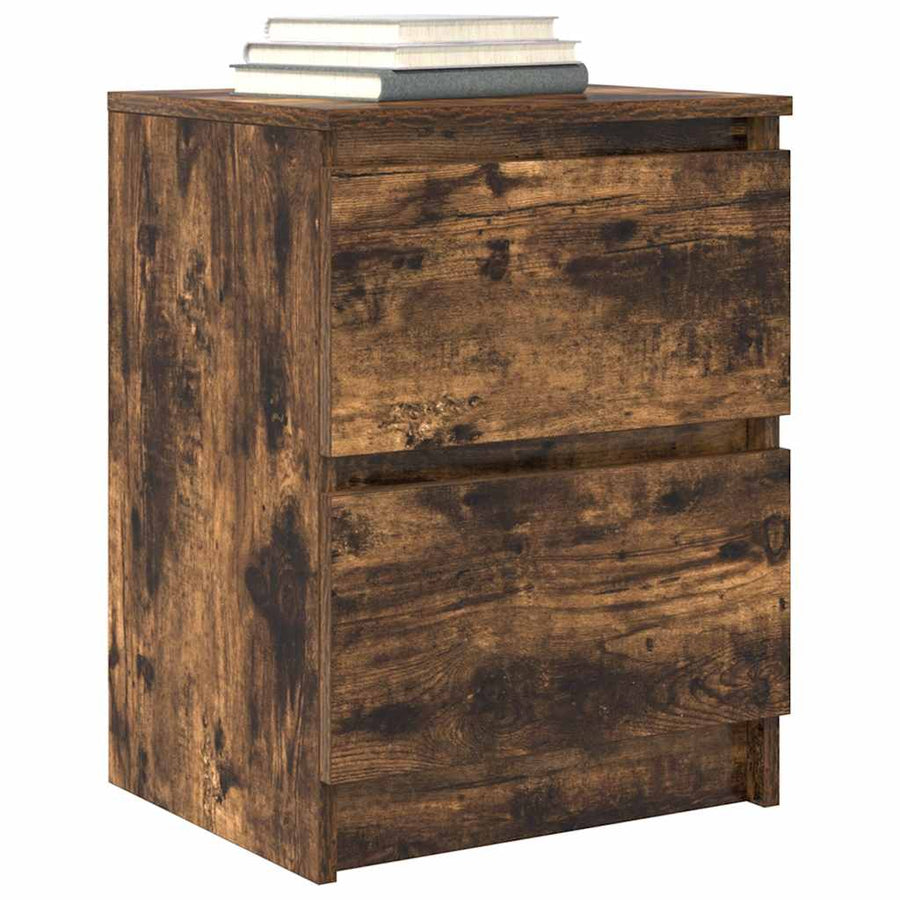 Tv-meubel 40x35x54 cm spaanplaat gerookt eikenkleurig
