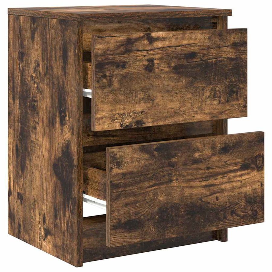 Tv-meubel 40x35x54 cm spaanplaat gerookt eikenkleurig