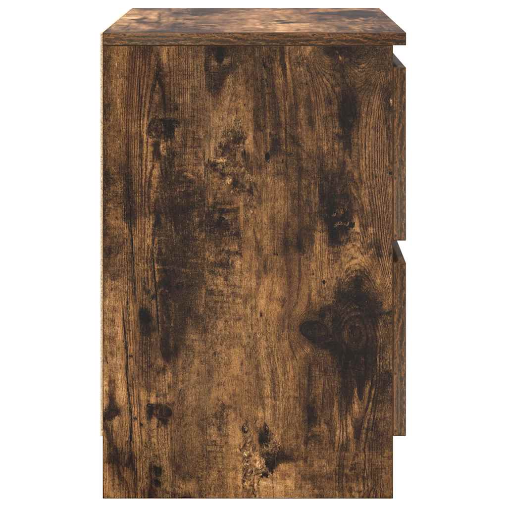 Tv-meubel 40x35x54 cm spaanplaat gerookt eikenkleurig