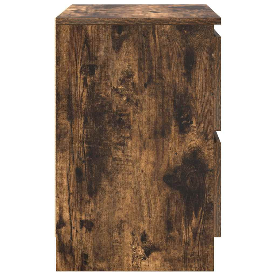 Tv-meubel 40x35x54 cm spaanplaat gerookt eikenkleurig