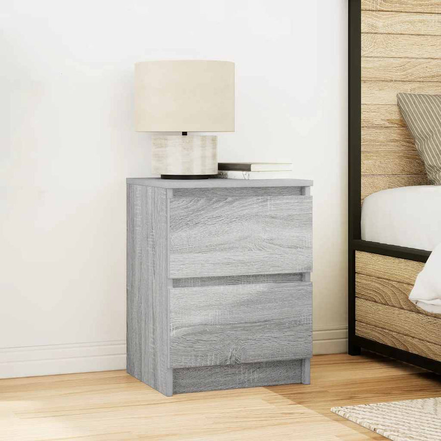 Tv-meubel 40x35x54 cm spaanplaat grijs sonoma