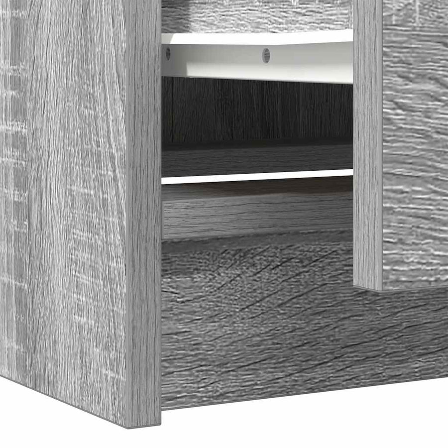 Tv-meubel 40x35x54 cm spaanplaat grijs sonoma