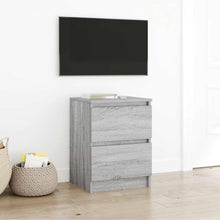 Tv-meubel 40x35x54 cm spaanplaat grijs sonoma