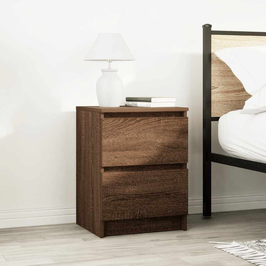 Tv-meubel 40x35x54 cm spaanplaat bruin eikenkleurig