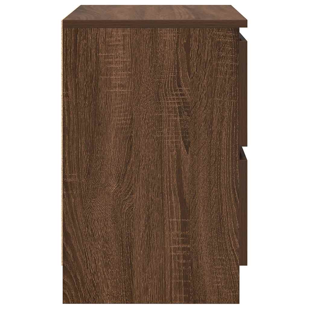 Tv-meubel 40x35x54 cm spaanplaat bruin eikenkleurig
