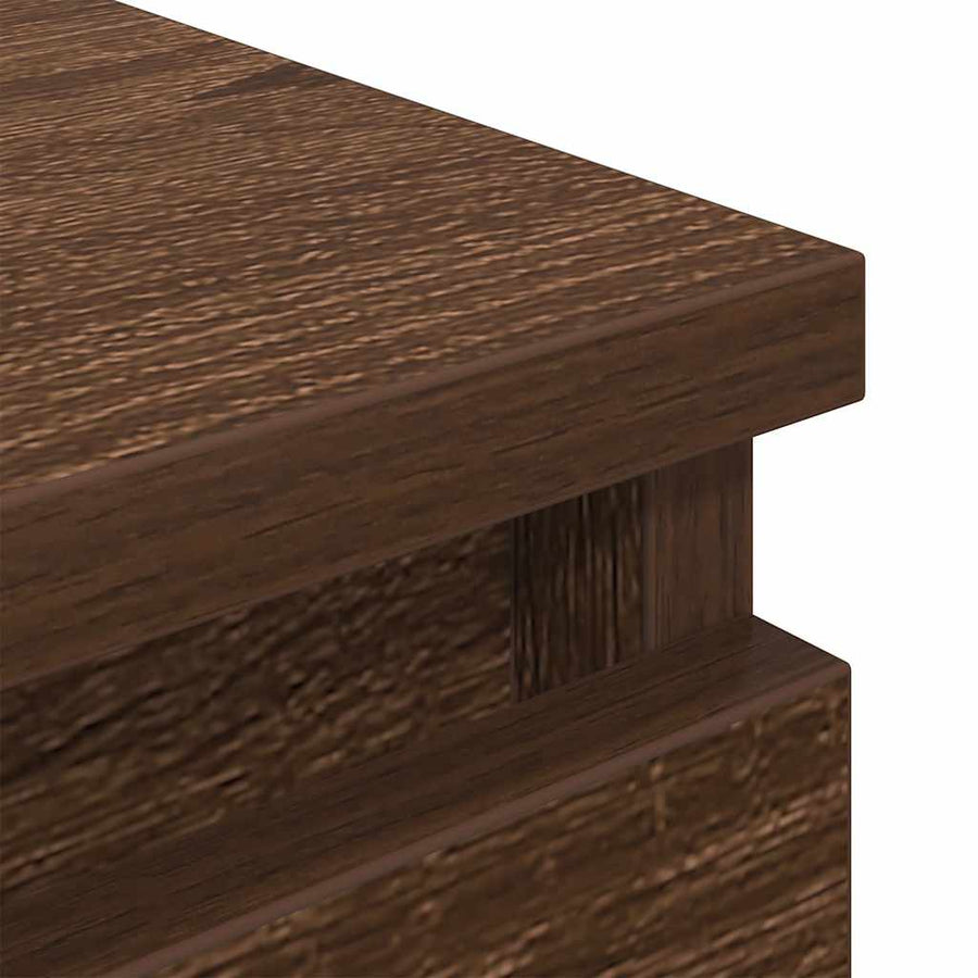 Tv-meubel 40x35x54 cm spaanplaat bruin eikenkleurig