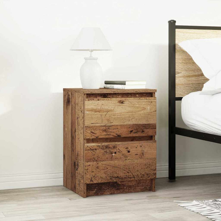 Tv-meubel 40x35x54 cm spaanplaat oud hout