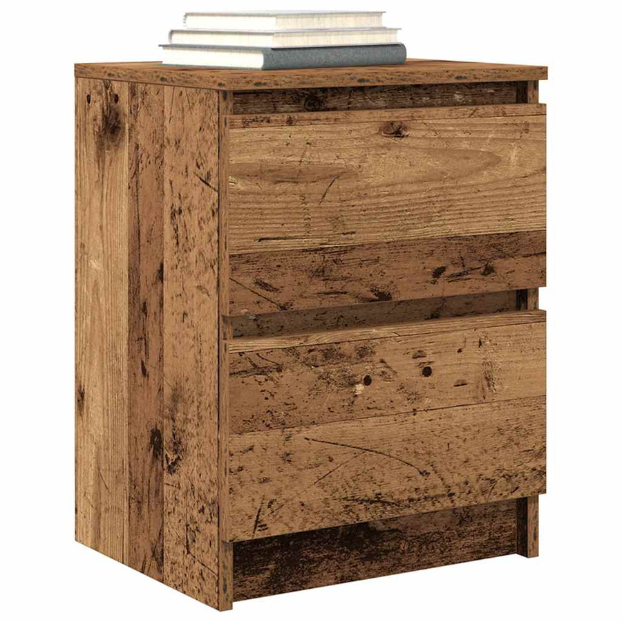 Tv-meubel 40x35x54 cm spaanplaat oud hout