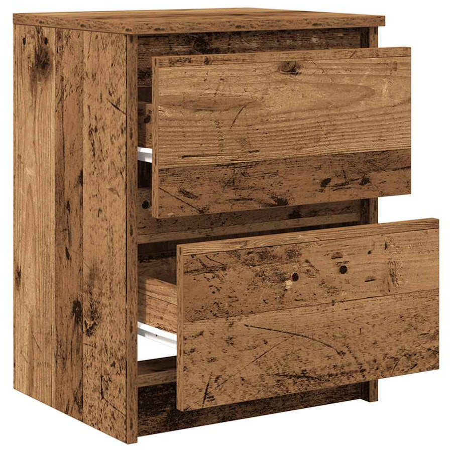 Tv-meubel 40x35x54 cm spaanplaat oud hout