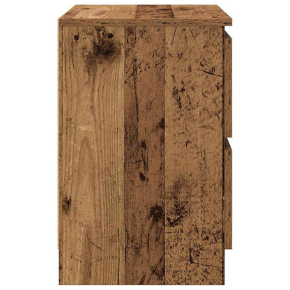 Tv-meubel 40x35x54 cm spaanplaat oud hout