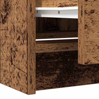Tv-meubel 40x35x54 cm spaanplaat oud hout