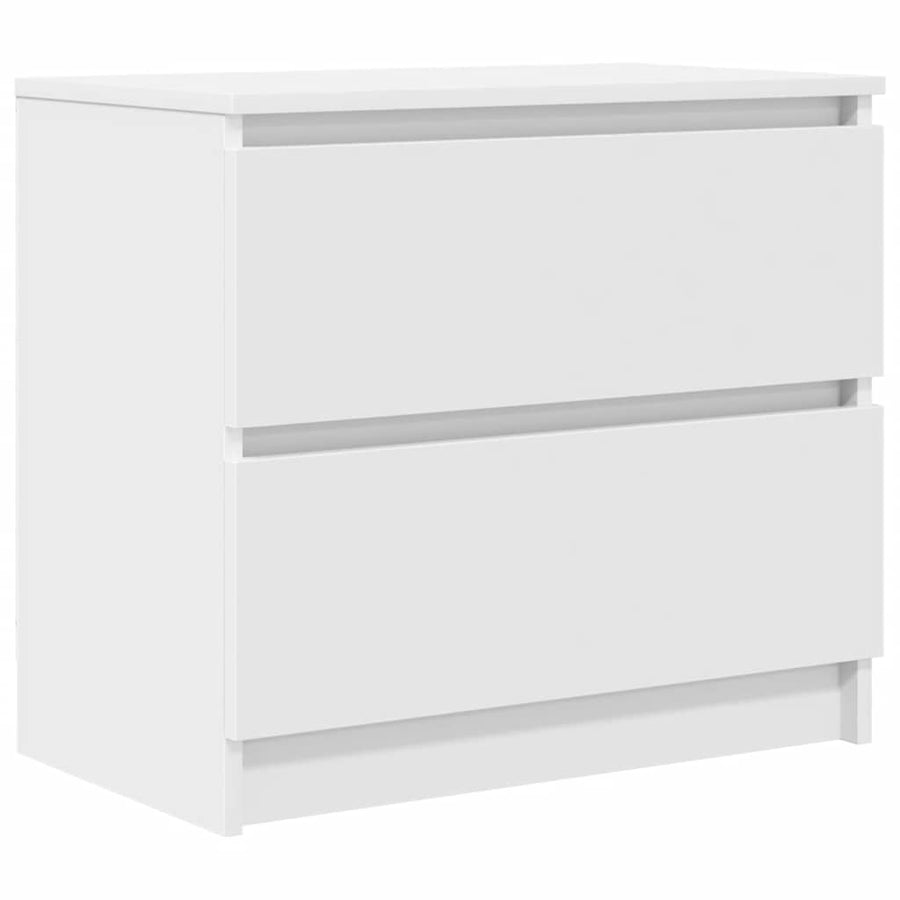 Tv-meubel 60x35x54 cm bewerkt hout wit
