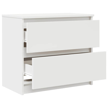 Tv-meubel 60x35x54 cm bewerkt hout wit