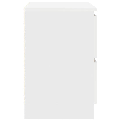 Tv-meubel 60x35x54 cm bewerkt hout wit
