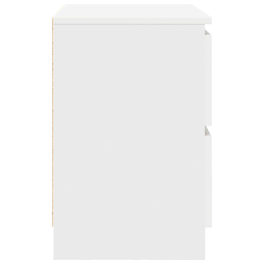 Tv-meubel 60x35x54 cm bewerkt hout wit
