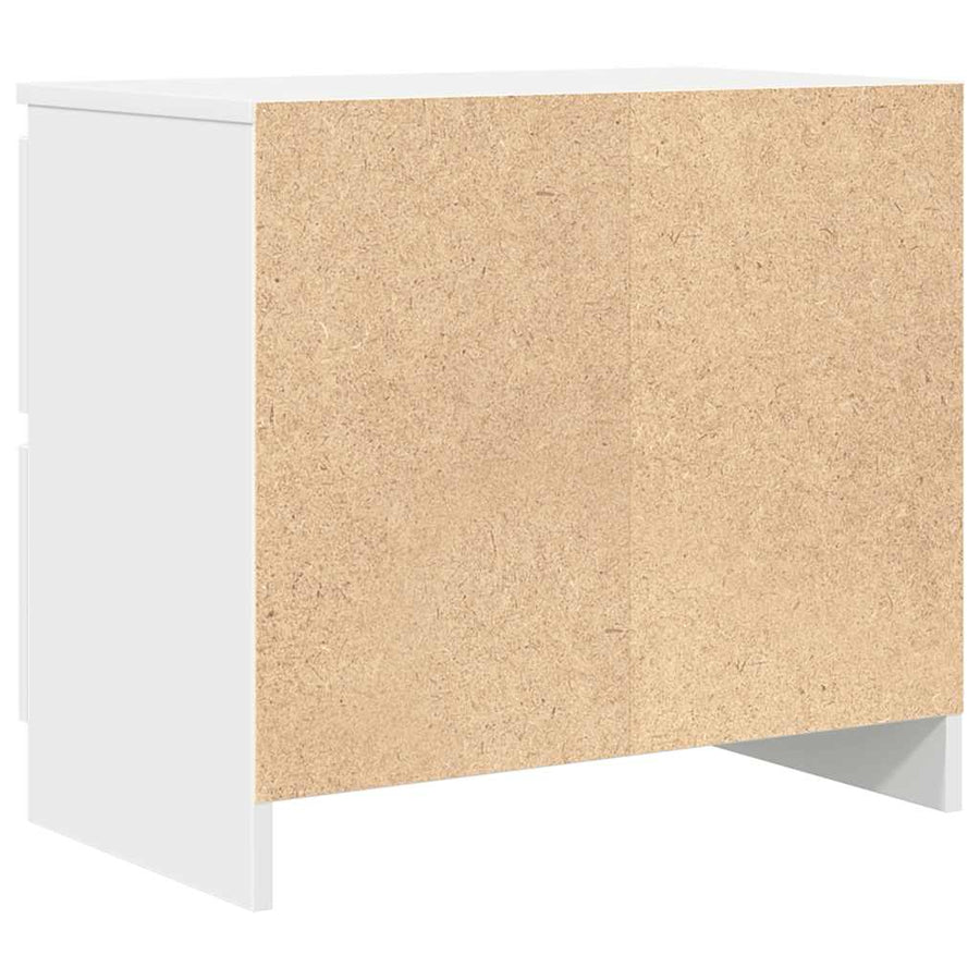 Tv-meubel 60x35x54 cm bewerkt hout wit