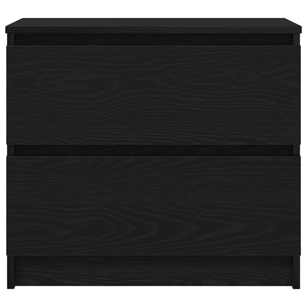 Tv-meubel 60x35x54 cm bewerkt hout zwart