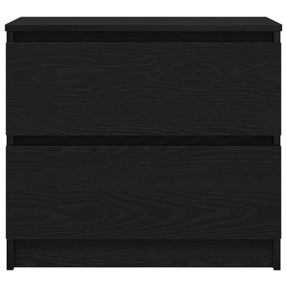 Tv-meubel 60x35x54 cm bewerkt hout zwart