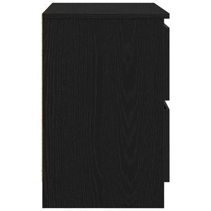 Tv-meubel 60x35x54 cm bewerkt hout zwart