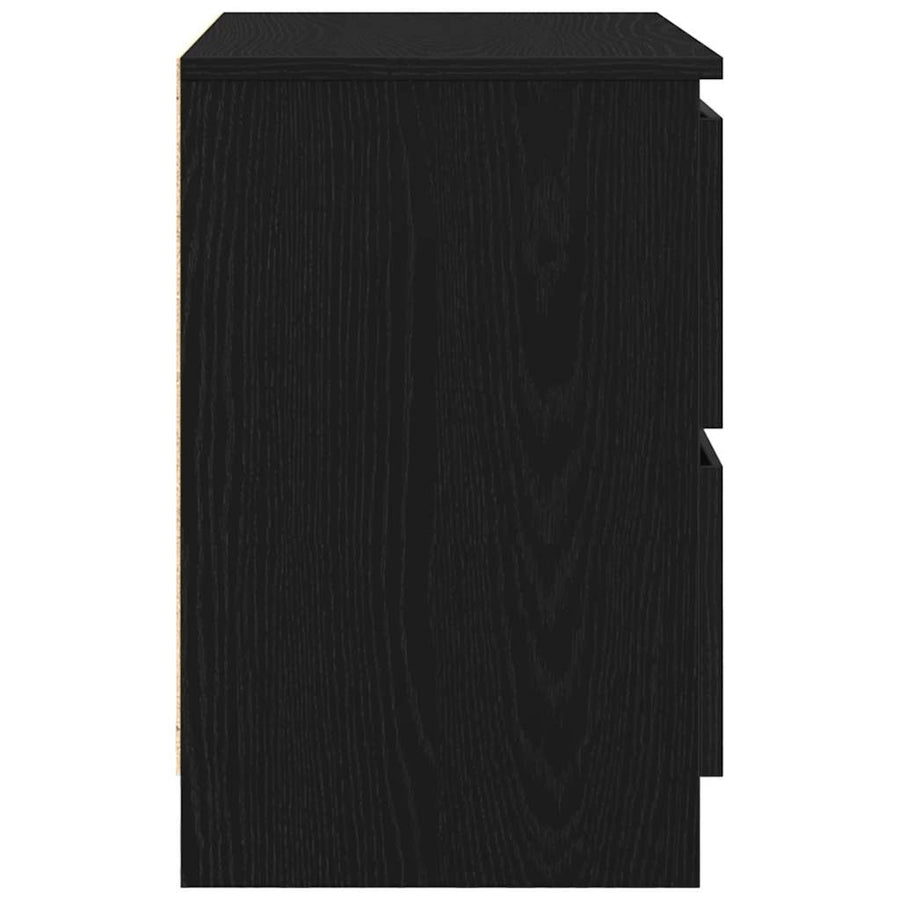 Tv-meubel 60x35x54 cm bewerkt hout zwart