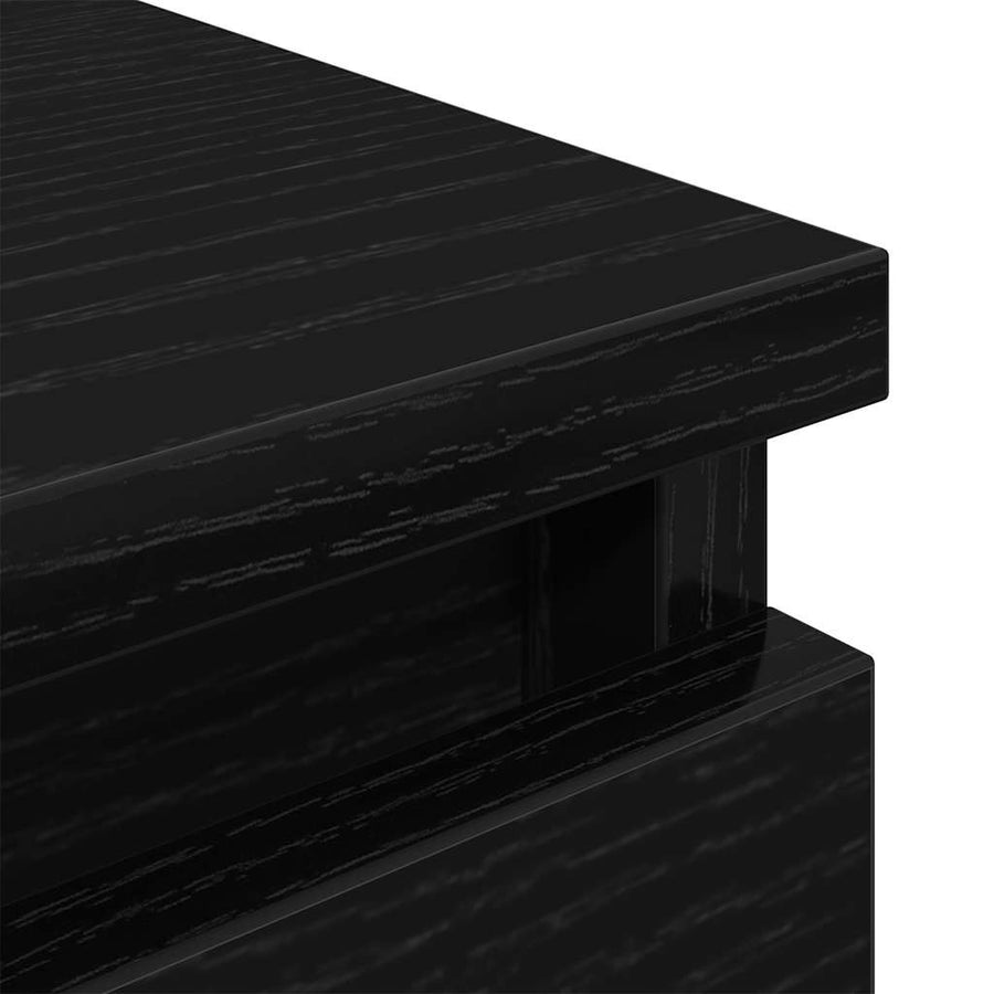 Tv-meubel 60x35x54 cm bewerkt hout zwart