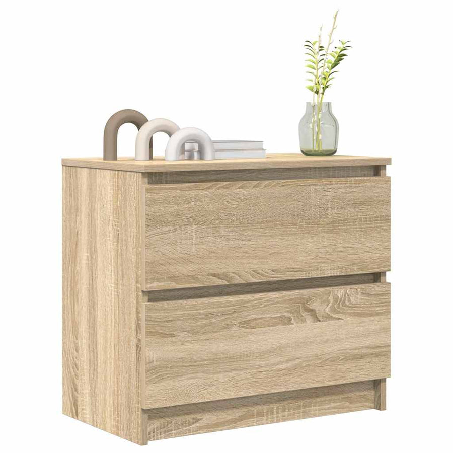 Tv-meubel 60x35x54 cm bewerkt hout sonoma eikenkleurig