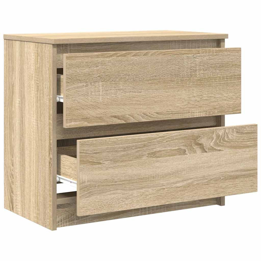 Tv-meubel 60x35x54 cm bewerkt hout sonoma eikenkleurig